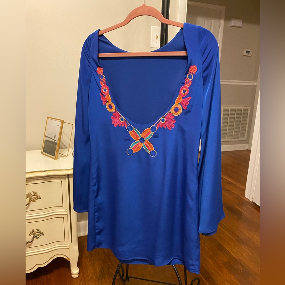 Judith March mini dress. Size S, Royal blue